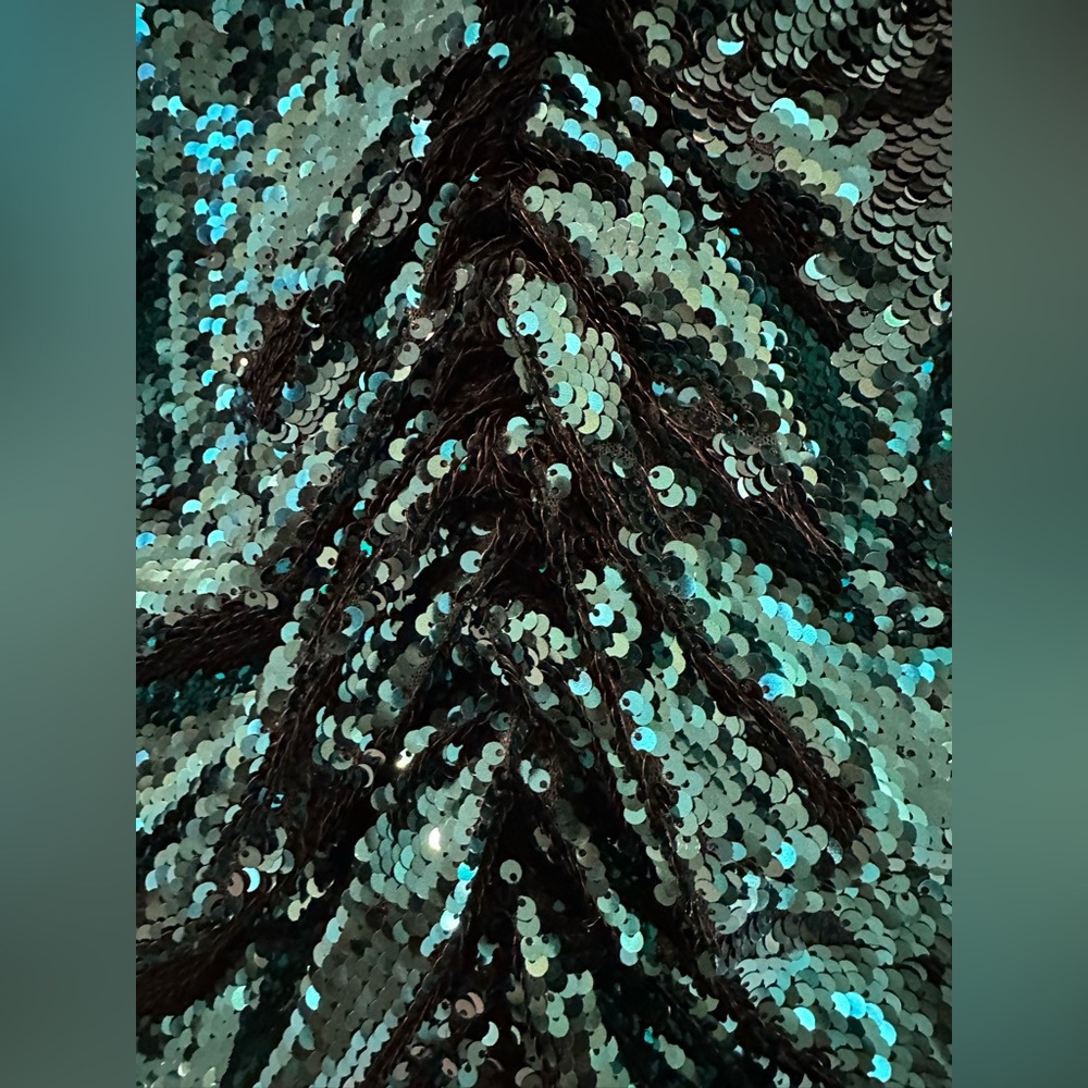 Green Sequin Zara Dress : Holiday , Party - Picture 6 of 8